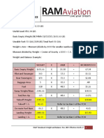 RAM Cessna 172S Weight and Balance