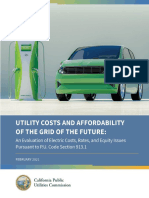 Feb 2021 Utility Costs and Affordability of The Grid of The Future