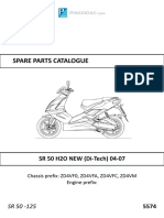 Spare Parts Catalogue: SR 50 H2O NEW (Di-Tech) 04-07