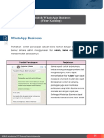 Contoh Whatsapp Business (Fitur Katalog)