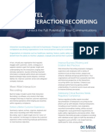 Mitel Interaction Recording Brochure