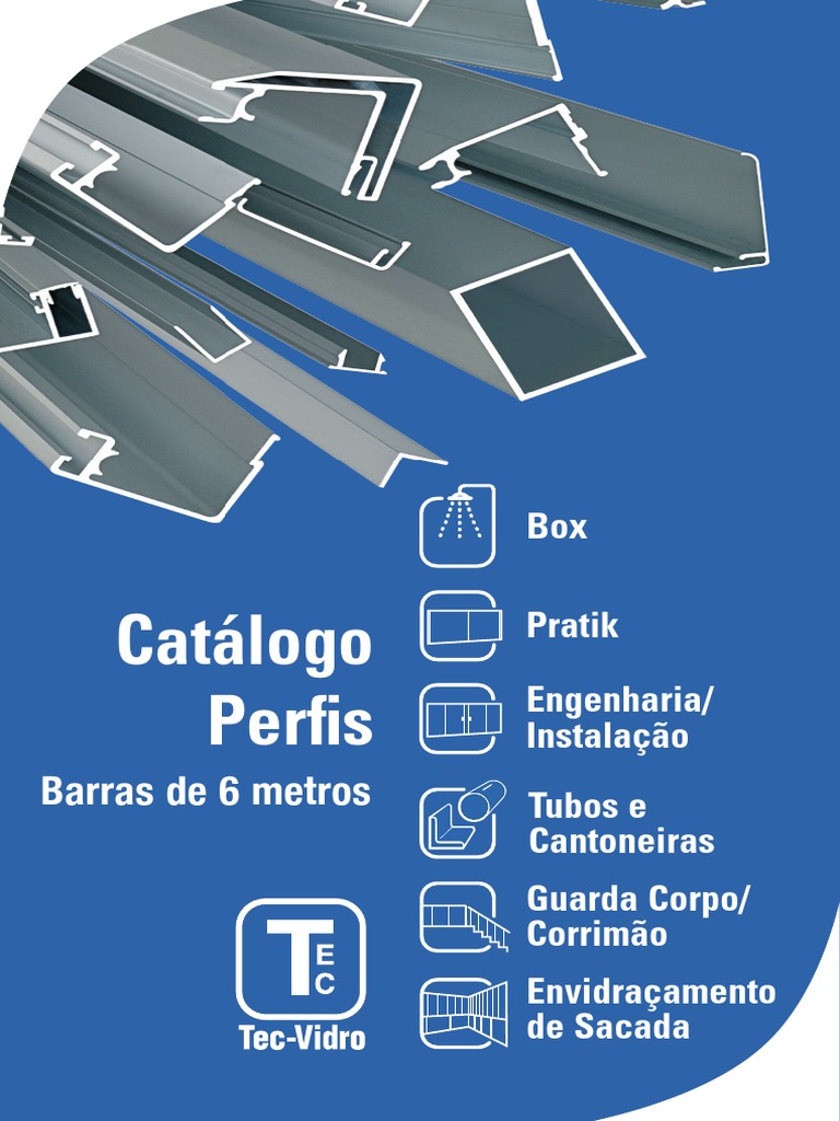 Catalogo Perfis Tec Vidro 2021 | PDF