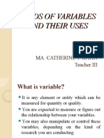 Kinds of Variables: Quantitative, Qualitative, Dependent, Independent and More