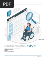 Accessibility Evaluation Report by F. Navarrette 