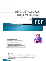 PIII B Welding Metallurgy Weld MEtal HAZ