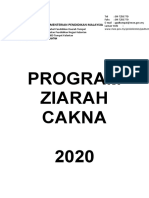 Kertas Kerja Program Ziarah Cakna 2020