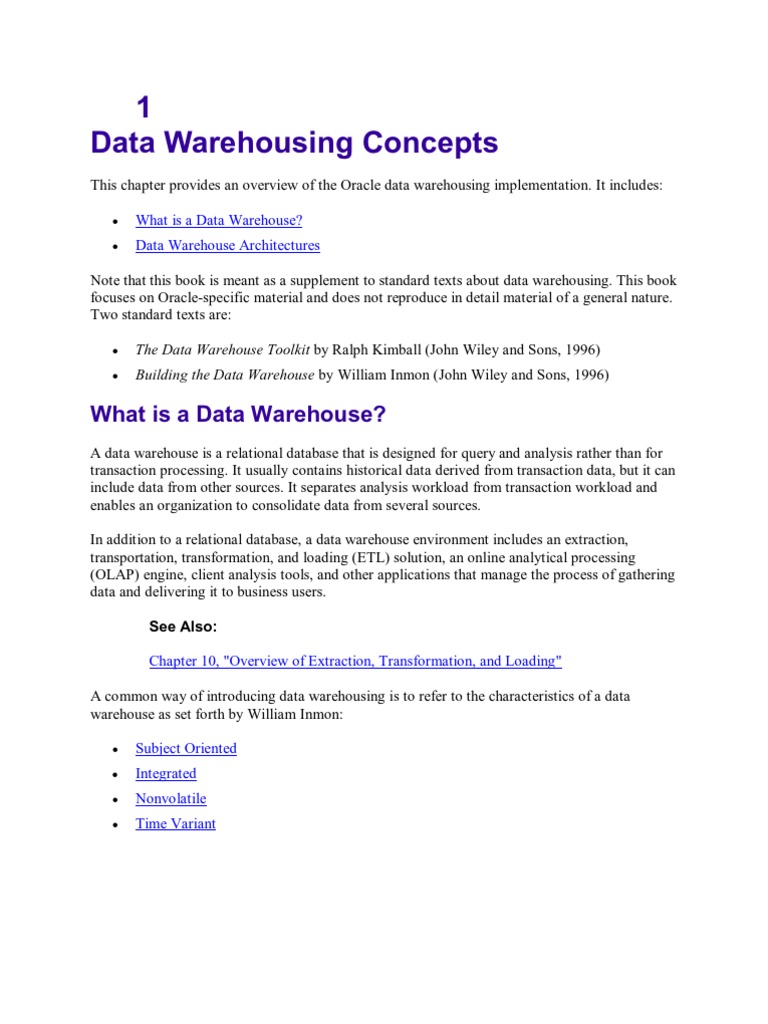 Data Warehouse Maintenance Challenges | PDF | Data Warehouse ...