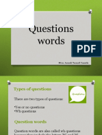 Questions Words