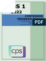 7 - Conteúdos Programáticos - PSS 1 2022 - Completo