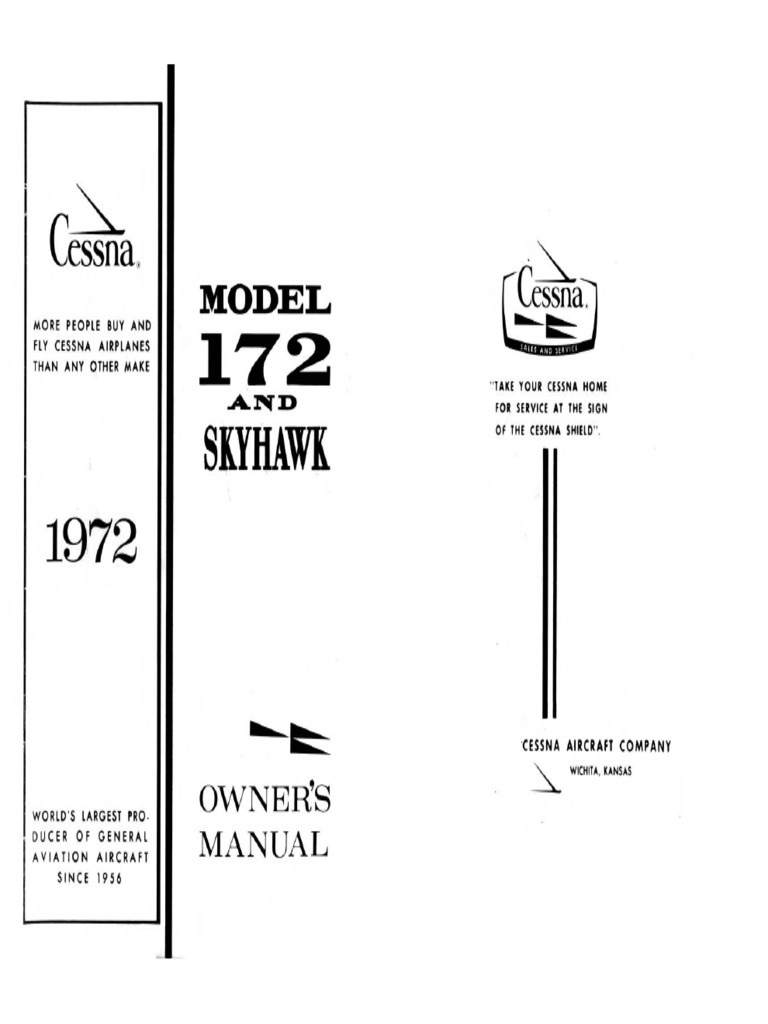 1956 CESSNA 172 OWNERS MANUAL PDF visual data 8