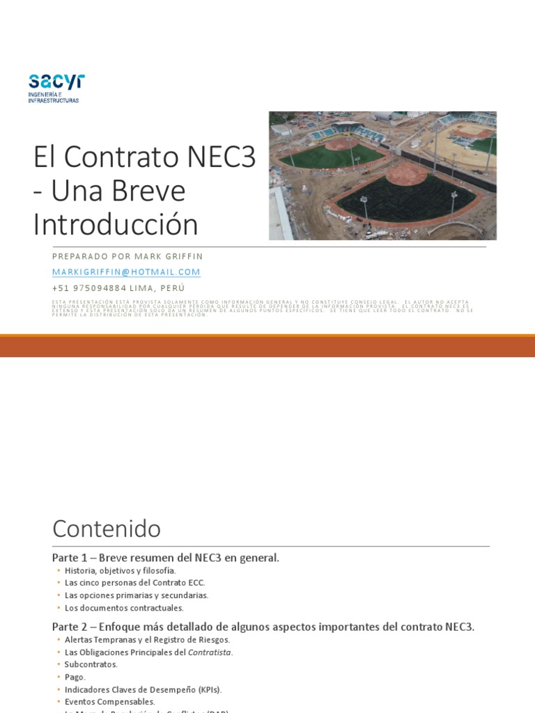 NEC3 - Taller General | PDF