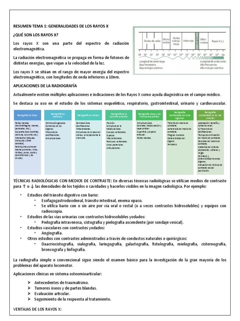 Generalidades de Los Rayos X | PDF