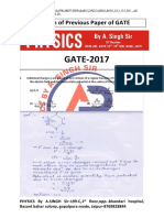 Gate 2017 Solution Physics
