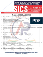 Tensor Analysis in Physics