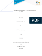 Fase 3 Organizacion Del Proceso Administrativo en Una Institucion o Servicio de Salud