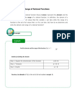 Finding Domains and Ranges of Rational Functions