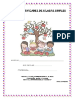 Atividades Alfabetização 5 (Ed Infantil) - EDUCA BEM