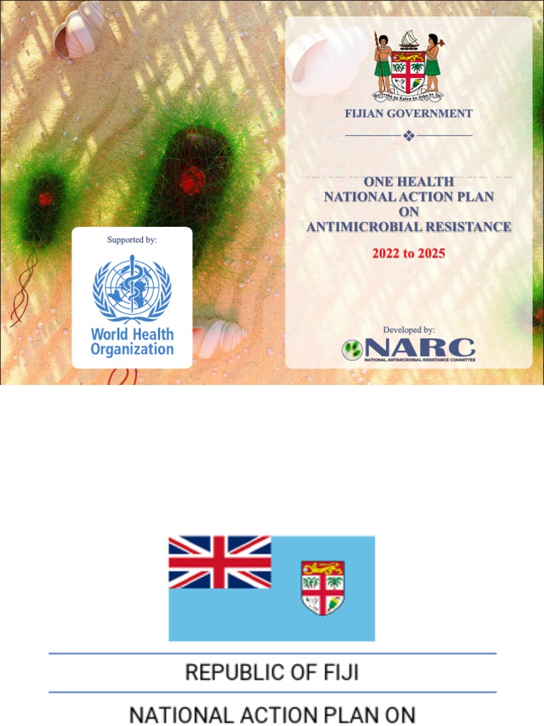 Fiji One Health National Action Plan On AMR 2022-2025 | PDF