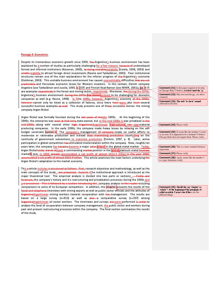 Editing Sample | PDF