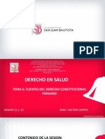 Tema 6 Fuentes Del Derecho Constitucional Peruano PDF