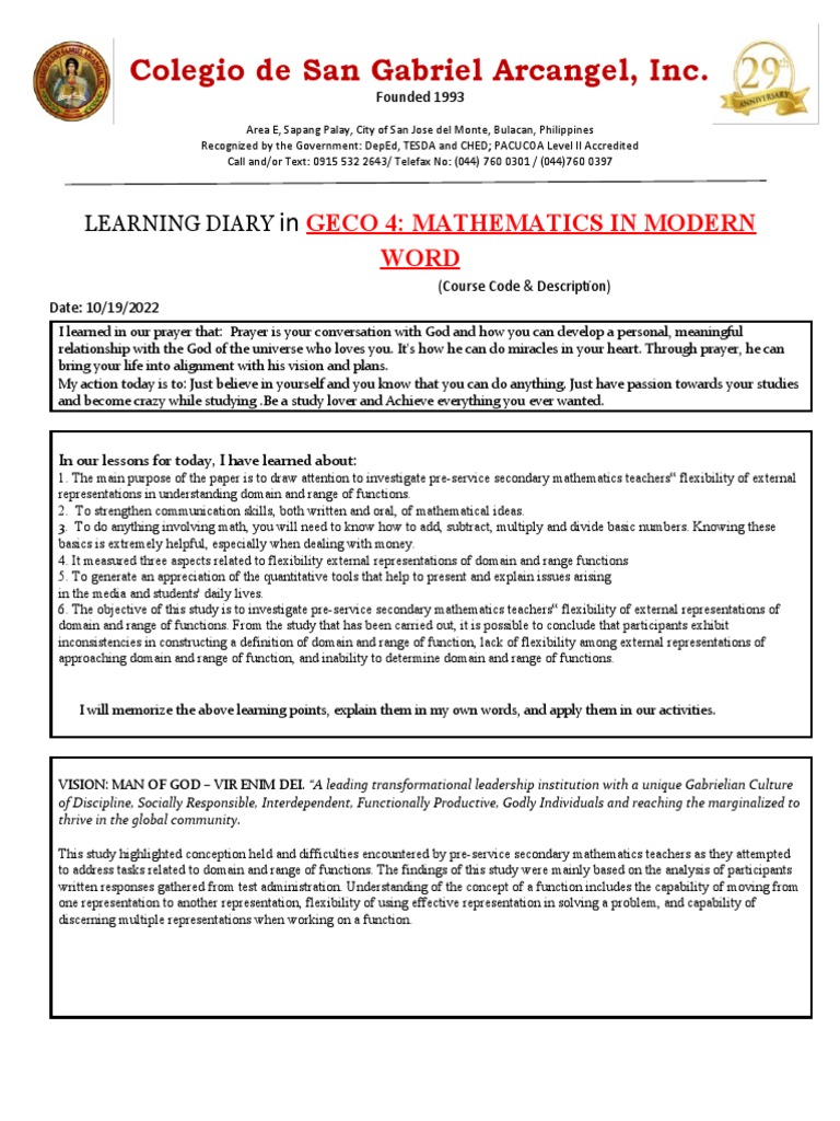 Al & LD in Math #1 | PDF