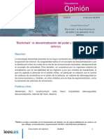 04. Blockchain. La Descentralización Del Poder y Su Aplicación en La Defensa Autor Ricardo Palomo – Zurdo