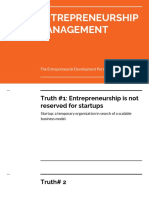 The Entrepreneurial Development Perspective