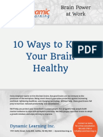 10 Ways To Keep Your Brain Healthy Dynamic Learning