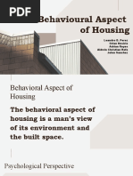 Behavioural Aspects of Housing-Report-Ppt-Final