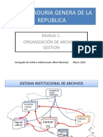 Organización de Archivos de Gestión de La Procuraduría General de La República.
