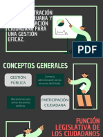 La Administración Pública Peruana y La Participación Ciudadana para Una Gestión Eficaz.