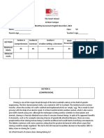 English Assessment 7