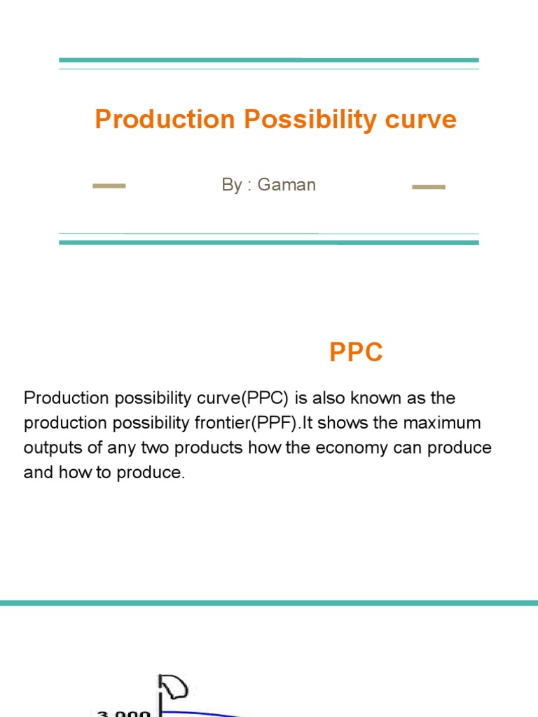 PPC Production Possibilities Curve | PDF