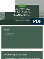 ALGORITMA PENCARIAN (SEARCHING
