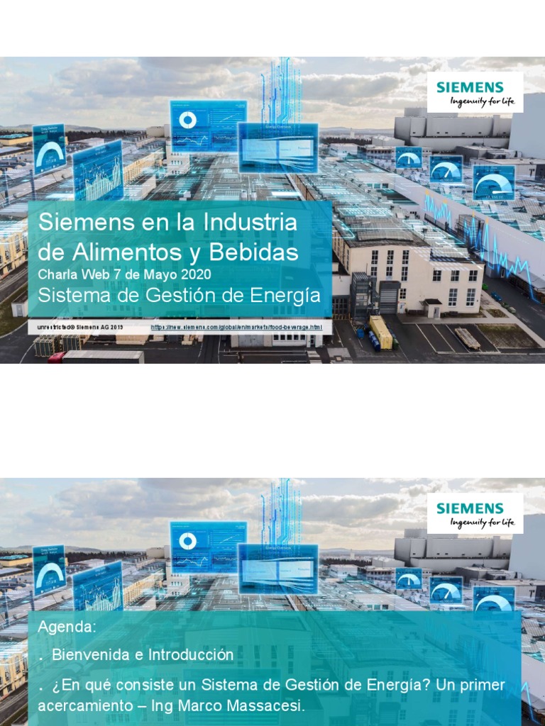 Simatic Energy Manager Esp Pdf Indicador De Rendimiento Uso