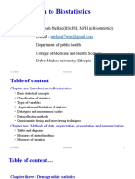 Introduction To Biostatistics