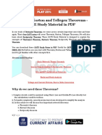 Thevenin Norton and Tellegen Theorems GATE Study Material in PDF