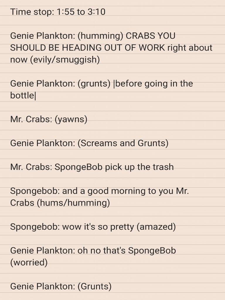 Spongebob Script 221124 172307 | PDF