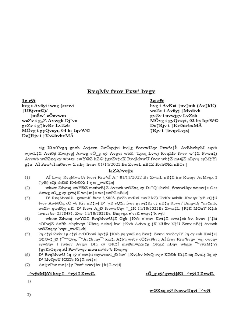 Shop Rent - Dokan Vara Chukti-1 | PDF