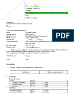 Surat Permohonan Pesantren Binaan