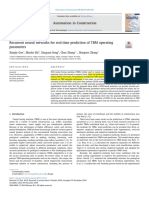 Recurrent Neural Networks For Real-Time Prediction of TBM Operating Parameters