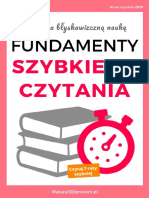 Fundamenty Szybkiego Czytania Matura100procent