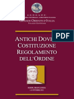 Costituzione e Regolamento Grande Oriente DItalia 2021