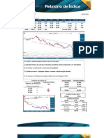 Relatorio de Indice 15-07-2011