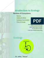 Introduction to Ecology (Review)