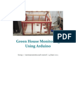 Green House Monitoring Using Arduino