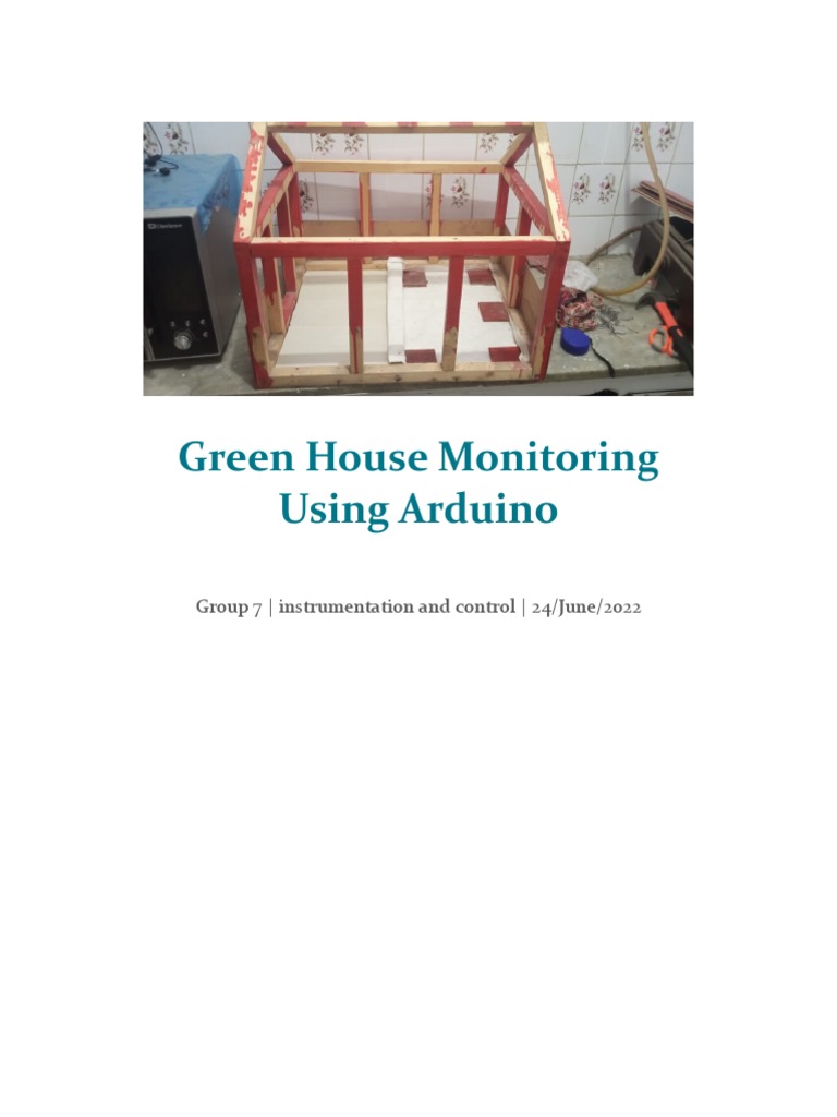 Green House Monitoring Using Arduino | PDF | Greenhouse | Humidity