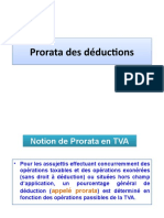 TVA-remboursement Et Prorata