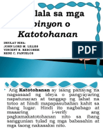 Pagkilala Sa Mga Opinyon O Katotohanan