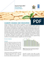 UNDP ZW 2017ZHDR Briefs Climate Change and Education